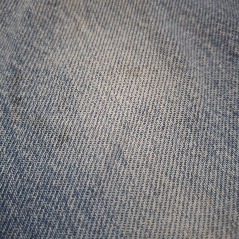 Chic Light Blue Straight Leg Jeans